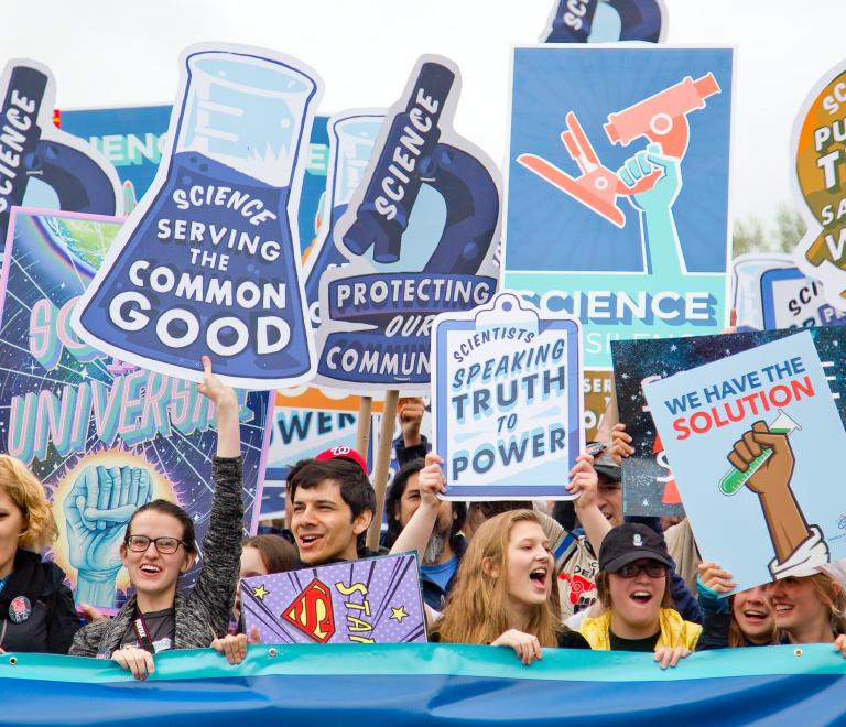 Jongeren protesteren voor het klimaat
